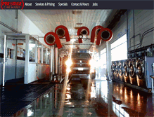 Tablet Screenshot of londonprestigecarwash.com